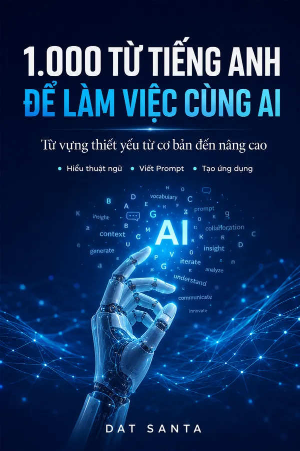 1000 Từ vựng tiếng anh để làm việc cùng AI